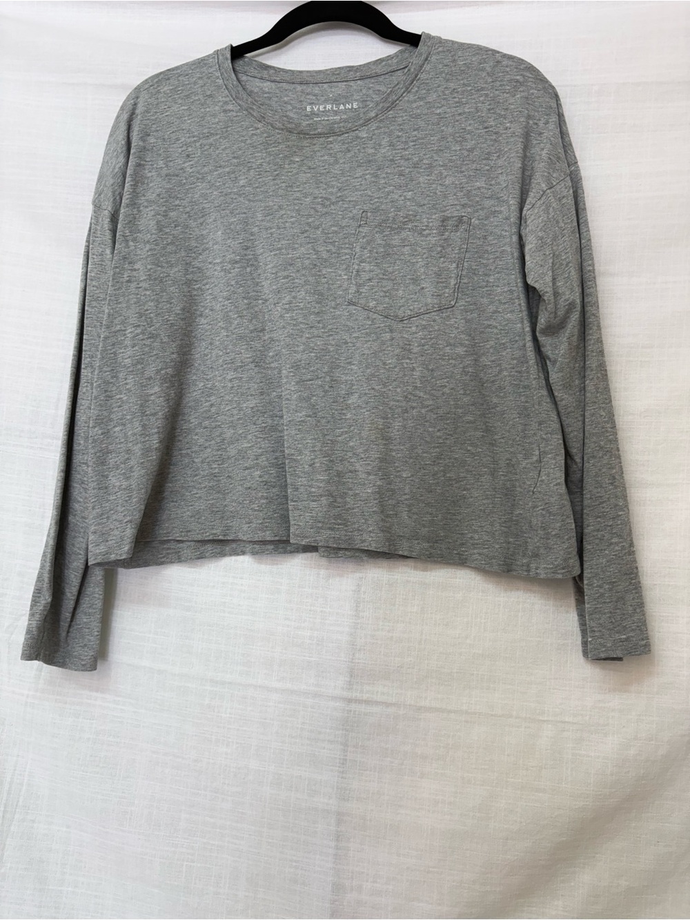 Everlane Light Heather Grey Crewneck Tee Size Medium